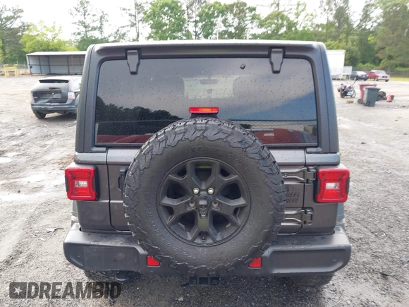2021 Jeep Wrangler Unlimited Willys с VIN 1C4HJXDG2MW646904, выставлен на аукционе IAAI как лот 42267506 с пробегом 55 530 миль миль и . История ставок и продаж доступна на DreamBid. Изображение 17.