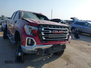 2019 GMC Sierra 1500 SLT z VIN 1GTU9DED2KZ210981, wystawiony jako IAAI lot #42315099 z przebiegiem Nie podano mil oraz . Historia ofert i sprzedaży dostępna na DreamBid. Obrazek 1.