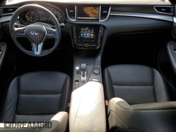 2020 Infiniti QX50 Luxe with VIN 3PCAJ5M38LF120752, listed as a Copart auction lot 64446825 with 40,001 mi miles and Salvage title. Bid and sale history available at DreamBid. Image 8.
