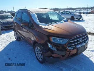 2018 Ford EcoSport SE with VIN MAJ3P1TE6JC217595, listed as a IAAI auction lot 41578372 with 133,368 mi miles and . Bid and sale history available at DreamBid. Image 1.