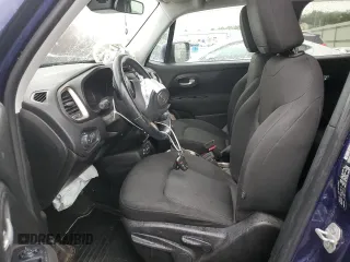 2017 Jeep Renegade Latitude with VIN ZACCJBBB5HPF79240, listed as a Copart auction lot 60399975 with 65,242 mi miles and Salvage title. Bid and sale history available at DreamBid. Image 7.