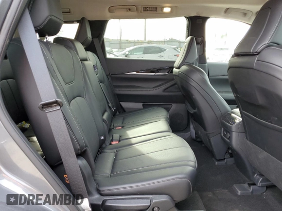 2024 Infiniti QX60 Pure with VIN 5N1DL1ESXRC345410, listed as a Copart auction lot 46546305 with 3,754 mi miles and Salvage title. Bid and sale history available at DreamBid. Image 11.