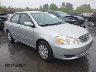 2004 Toyota Corolla CE with VIN JTDBR38E642035944, listed as a IAAI auction lot 42173263 with 119,302 mi miles. Bid and sale history available at carsss.com. Image 1.