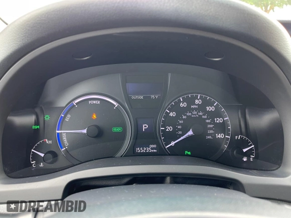 2013 Lexus RX 450h with VIN JTJBC1BA7D2054558, listed as a Copart auction lot 60864555 with 155,235 mi miles and Clean title. Bid and sale history available at DreamBid. Image 8.