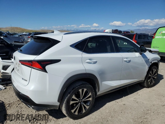 2020 Lexus NX 300 F Sport with VIN JTJSARDZ2L5013615, listed as a Copart auction lot 56094695 with 65,368 mi miles and Salvage title. Bid and sale history available at DreamBid. Image 3.