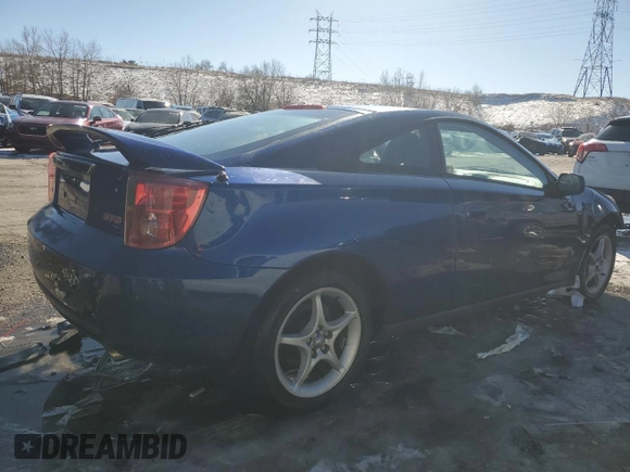 2003 Toyota Celica GTS with VIN JTDDY38T830068044, listed as a Copart auction lot 42938645 with 167,313 mi miles and Salvage Title. Bid and sale history available at carsss.com. Image 3.