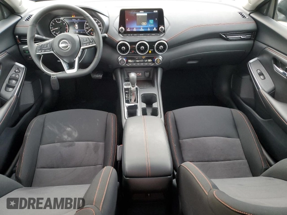 2025 Nissan Sentra SR with VIN 3N1AB8DV3SY246281, listed as a Copart auction lot 42156675 with 668 mi miles and Salvage Title. Bid and sale history available at DreamBid. Image 8.
