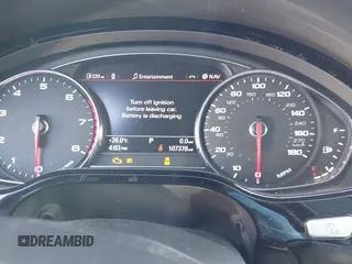 2017 Audi A8 with VIN WAU44AFD0HN017821, listed as a IAAI auction lot 41676097 with 107,378 mi miles and . Bid and sale history available at DreamBid. Image 7.