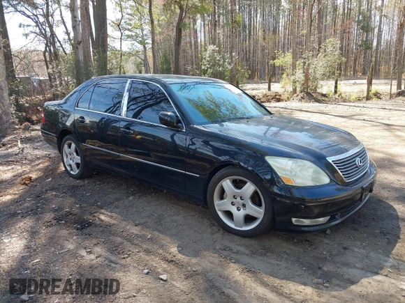 2005 Lexus LS 430 with VIN JTHBN36F355013969, listed as a IAAI auction lot 41887437 with 232,163 mi miles. Bid and sale history available at carsss.com. Image 1.