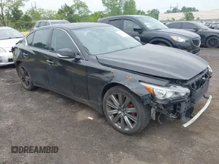 2014 Infiniti Q50 Premium z VIN JN1BV7ARXEM702586, wystawiony jako IAAI lot #42720327 z przebiegiem 149 394 mil mil oraz . Historia ofert i sprzedaży dostępna na DreamBid. Obrazek 1.