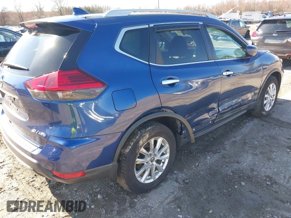 2017 Nissan Rogue SL with VIN 5N1AT2MV7HC884702, listed as a IAAI auction lot 41875438 with 107,738 mi miles. Bid and sale history available at carsss.com. Image 4.
