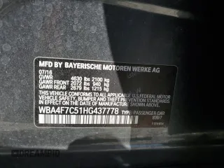2017 BMW 4 Series 430i with VIN WBA4F7C51HG437778, listed as a Copart auction lot 48673745 with 110,531 mi miles and Salvage Title. Bid and sale history available at carsss.com. Image 14.