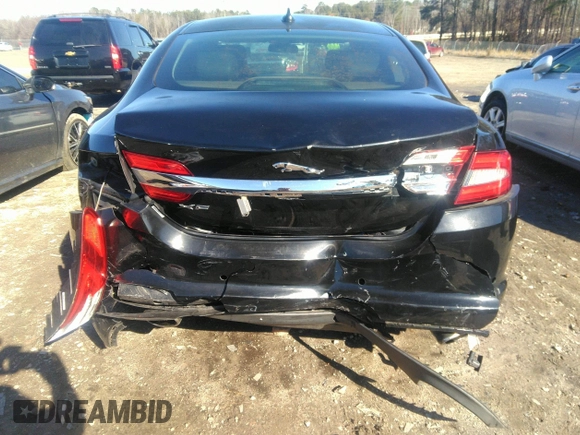 2013 Jaguar XF I4 RWD with VIN SAJWA0ES7DPU05482, listed as a IAAI auction lot 41445294 with 1 mi miles. Bid and sale history available at carsss.com. Image 6.