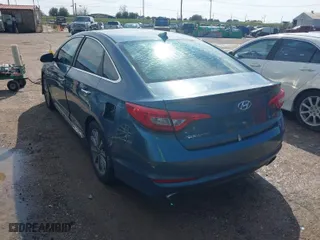 2016 Hyundai Sonata 2.4L Sport with VIN 5NPE34AF0GH338552, listed as a IAAI auction lot 41221255 with 148,849 mi miles. Bid and sale history available at carsss.com. Image 3.