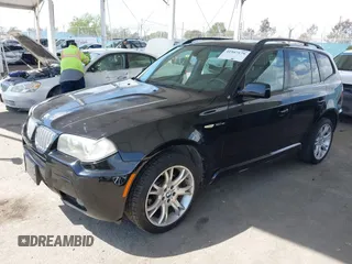 2007 BMW X3 3.0si with VIN WBXPC93457WF27053, listed as a IAAI auction lot 41947179 with 183,505 mi miles and . Bid and sale history available at DreamBid. Image 2.