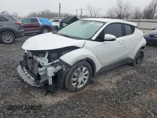 2020 Toyota C-HR LE with VIN NMTKHMBX1LR113300, listed as a Copart auction lot 49260125 with 104,106 mi miles and Salvage Title. Bid and sale history available at carsss.com. Image 1.