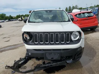 2017 Jeep Renegade Sport с VIN ZACCJAAB0HPF88939, выставлен на аукционе Copart как лот 53102384 с пробегом 58 563 миль миль и Списание • Salvage title. История ставок и продаж доступна на DreamBid. Изображение 5.