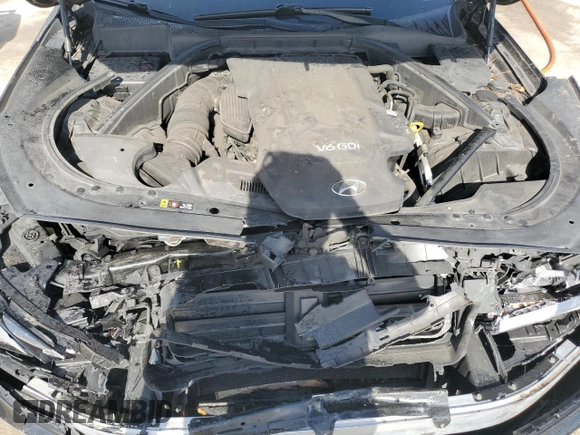 2016 Hyundai Genesis 3.8L with VIN KMHGN4JE7GU107868, listed as a Copart auction lot 42967975 with 128,620 mi miles and Salvage Title. Bid and sale history available at DreamBid. Image 11.