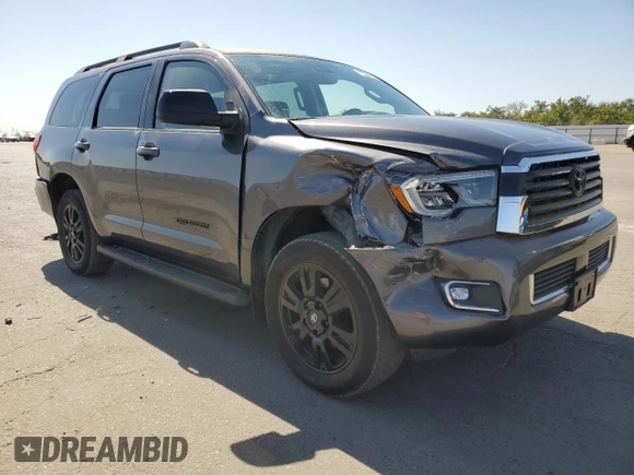 2021 Toyota Sequoia TRD Sport with VIN 5TDCY5B12MS184563, listed as a Copart auction lot 69412933 with 24,110 mi miles. Bid and sale history available at carsss.com. Image 4.