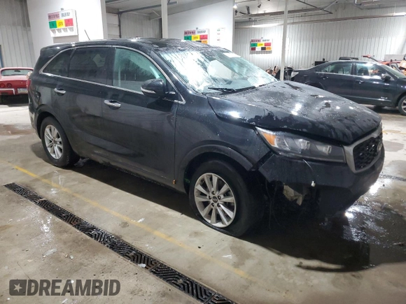 2019 Kia Sorento S with VIN 5XYPG4A5XKG489659, listed as a Copart auction lot 87430664 with Not Provided miles and Salvage Title. Bid and sale history available at DreamBid. Image 4.