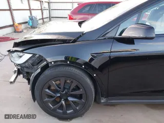 2023 Tesla Model X with VIN 7SAXCDE55PF387015, listed as a IAAI auction lot 41669549 with 1 mi miles. Bid and sale history available at carsss.com. Image 20.