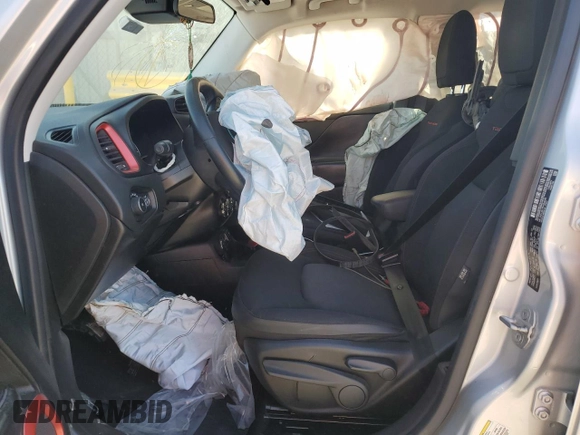 2015 Jeep Renegade Trailhawk with VIN ZACCJBCT8FPB28355, listed as a Copart auction lot 48738275 with 64,423 mi miles and Salvage title. Bid and sale history available at DreamBid. Image 7.