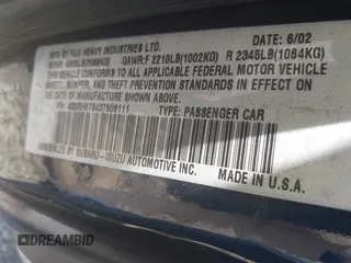 2003 Subaru Legacy Outback z VIN 4S3BH675437609111, wystawiony jako IAAI lot #42164841 z przebiegiem 213 625 mil mil oraz . Historia ofert i sprzedaży dostępna na DreamBid. Obrazek 9.