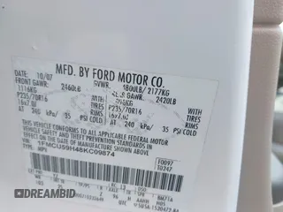 2008 Ford Escape Hybrid with VIN 1FMCU59H48KC09874, listed as a IAAI auction lot 42040477 with 85,839 mi miles and . Bid and sale history available at DreamBid. Image 9.