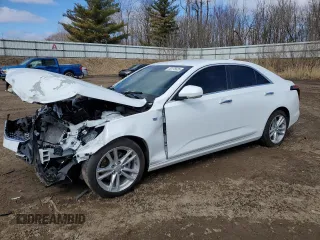 2023 Cadillac CT4 Luxury z VIN 1G6DA5RK0P0157878, wystawiony jako Copart lot #50175625 z przebiegiem 17 108 mil mil oraz Nie do naprawy. Historia ofert i sprzedaży dostępna na DreamBid. Obrazek 1.