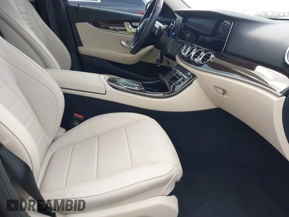 2023 Mercedes-Benz E 450 with VIN W1KZF5KB2PB157406, listed as a IAAI auction lot 42075910 with 18,507 mi miles and . Bid and sale history available at DreamBid. Image 5.