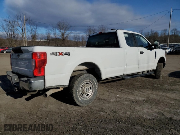 2022 Ford F-250 XL with VIN 1FT7X2B6XNEG39326, listed as a Copart auction lot 88091315 with 54,242 mi miles and Salvage Title. Bid and sale history available at DreamBid. Image 3.