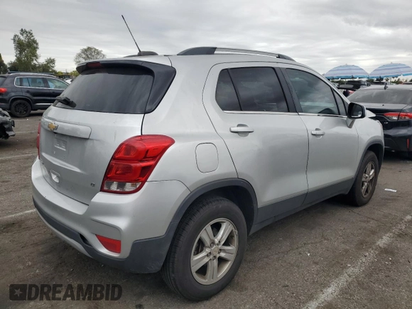 2017 Chevrolet Trax LT with VIN 3GNCJPSBXHL167585, listed as a Copart auction lot 53670845 with 95,871 mi miles and Salvage Title. Bid and sale history available at carsss.com. Image 3.