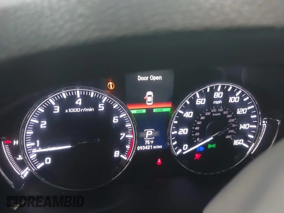 2015 Acura RLX Advance with VIN JH4KC1F94FC001055, listed as a IAAI auction lot 42253473 with 93,421 mi miles and . Bid and sale history available at DreamBid. Image 15.