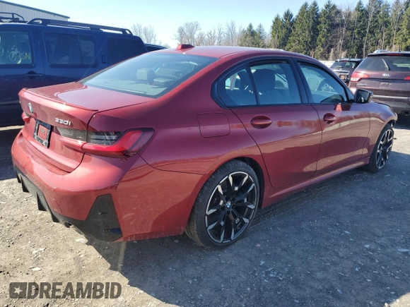 2025 BMW 3 Series 330i xDrive with VIN 3MW89CW02S8F00085, listed as a Copart auction lot 49336765 with 0 mi miles and Salvage Title. Bid and sale history available at carsss.com. Image 3.