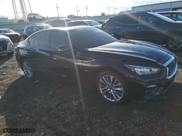 2020 Infiniti Q50 3.0t SPORT with VIN JN1EV7AR0LM251226, listed as a Copart auction lot 79904014 with 37,447 mi miles and Salvage Title. Bid and sale history available at carsss.com. Image 4.