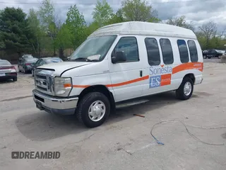 2011 Ford Econoline Cargo Commercial with VIN 1FTNE1EW7BDA85540, listed as a IAAI auction lot 42230965 with 90,364 mi miles and . Bid and sale history available at carsss.com. Image 2.