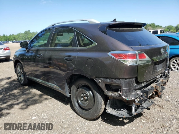 2013 Lexus RX 350 with VIN 2T2BK1BA2DC209682, listed as a Copart auction lot 59856755 with 335,059 mi miles and Clean title. Bid and sale history available at DreamBid. Image 2.