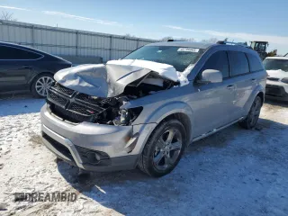 2016 Dodge Journey Crossroad z VIN 3C4PDCGG1GT195370, wystawiony jako Copart lot #45799965 z przebiegiem 109 343 mil mil oraz Szkoda całkowita • Salvage title. Historia ofert i sprzedaży dostępna na DreamBid. Obrazek 1.