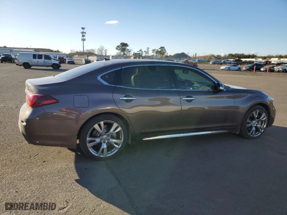 2015 Infiniti Q70L with VIN JN1BY1PP5FM601208, listed as a Copart auction lot 87696735 with 93,780 mi miles and Clean Title. Bid and sale history available at carsss.com. Image 3.