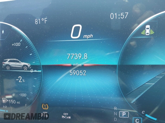 2020 Mercedes-Benz GLE 350 with VIN 4JGFB4JB5LA198502, listed as a IAAI auction lot 42283036 with 59,052 mi miles and . Bid and sale history available at DreamBid. Image 16.