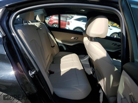 2020 BMW 3 Series 330i xDrive with VIN 3MW5R7J06L8B33548, listed as a Copart auction lot 47191195 with 40,222 mi miles and Salvage Title. Bid and sale history available at carsss.com. Image 10.
