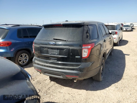 2014 Ford Utility Police Interceptor with VIN 1FM5K8AR6EGB44643, listed as a Copart auction lot 65148214 with 147,056 mi miles and Salvage Title. Bid and sale history available at carsss.com. Image 6.