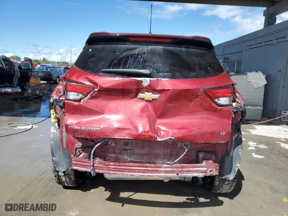 2021 Chevrolet TrailBlazer LT with VIN KL79MPS22MB087796, listed as a Copart auction lot 46404935 with 77,950 mi miles and Salvage Title. Bid and sale history available at carsss.com. Image 6.