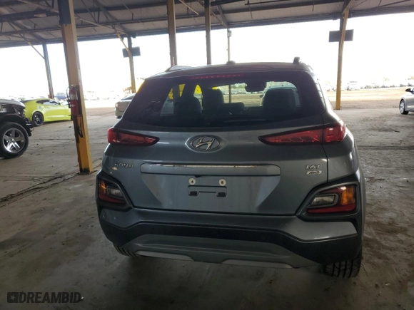 2018 Hyundai Kona Ultimate with VIN KM8K5CA50JU117671, listed as a Copart auction lot 42347765 with 28,470 mi miles and Salvage Title. Bid and sale history available at carsss.com. Image 6.