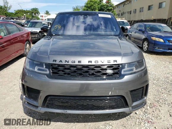 2019 Land Rover Range Rover Sport HSE Dynamic with VIN SALWV2SV9KA426677, listed as a Copart auction lot 71195864 with 0 mi miles and Salvage Title. Bid and sale history available at carsss.com. Image 5.