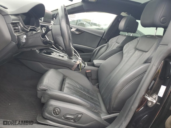 2019 Audi A5 Sportback Prestige with VIN WAUFNCF52KA043216, listed as a Copart auction lot 44332665 with NaN miles and Salvage Title. Bid and sale history available at carsss.com. Image 7.