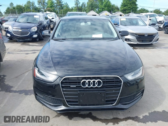 2014 Audi A4 Premium Plus with VIN WAUHFAFL8EN015507, listed as a IAAI auction lot 42332397 with 100,838 mi miles and . Bid and sale history available at DreamBid. Image 6.
