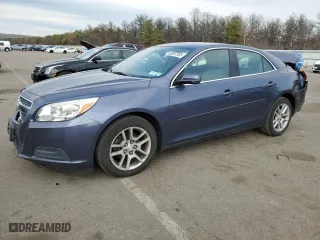 2013 Chevrolet Malibu LT with VIN 1G11C5SA2DF225627, listed as a Copart auction lot 50957555 with 94,587 mi miles and Salvage Title. Bid and sale history available at carsss.com. Image 1.
