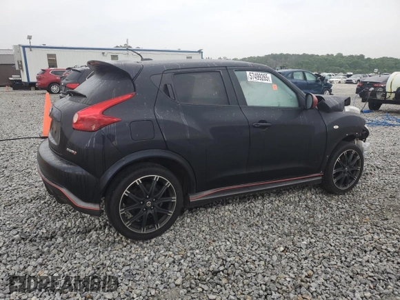 2013 Nissan Juke SV with VIN JN8AF5MR8DT226451, listed as a Copart auction lot 57499265 with 261,002 mi miles and Non repairable. Bid and sale history available at DreamBid. Image 3.