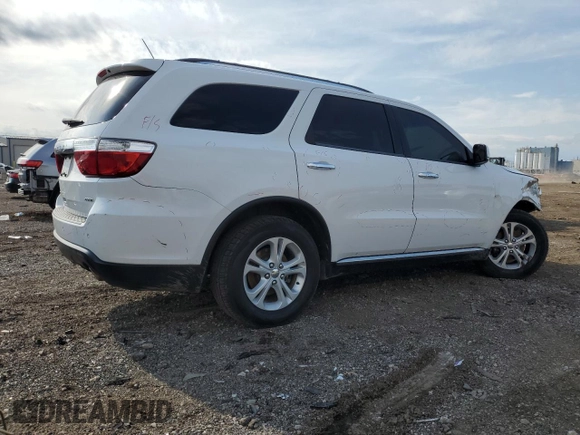 2013 Dodge Durango Crew with VIN 1C4RDJDG2DC699113, listed as a Copart auction lot 53375805 with 183,679 mi miles and Salvage title. Bid and sale history available at DreamBid. Image 3.
